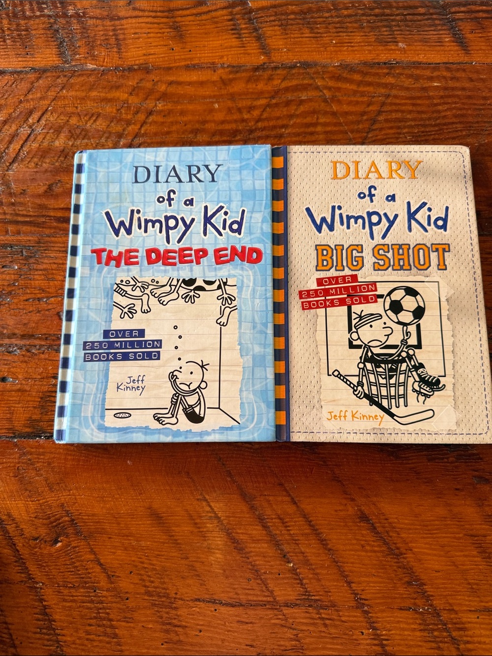 Diary of a Wimpy Kid The Deep End & Big Shot Hardcover Set - books 15 and 16
